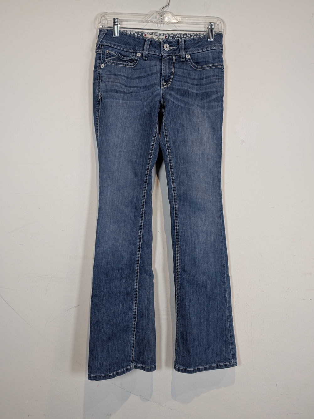 Ariat Women's Medium Blue Flare Jeans, Size 26R
